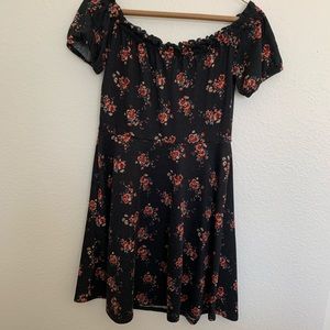 Off the shoulder floral dress